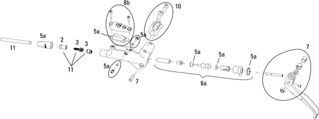 Avid Spare Code 5 Brake Lever (2008-2010) - 3/universal