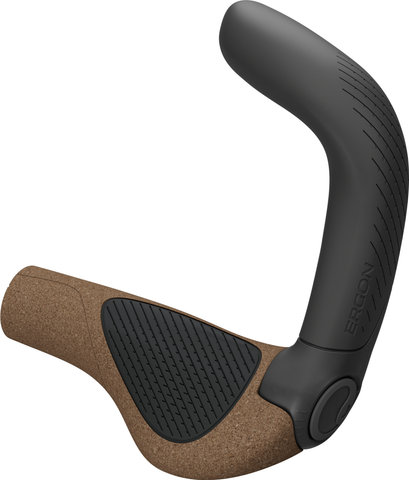 Ergon GP5 Evo BioKork Lenkergriffe - black-grey