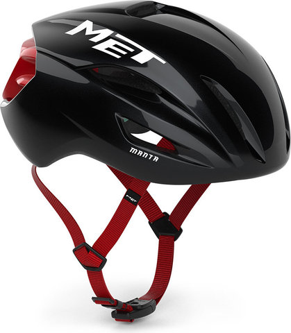MET Manta MIPS Helm - black red glossy | 56 - 58 cm