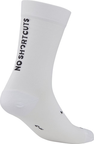 Scott Chaussettes Performance No Shortcuts Crew - white-black/42 - 44