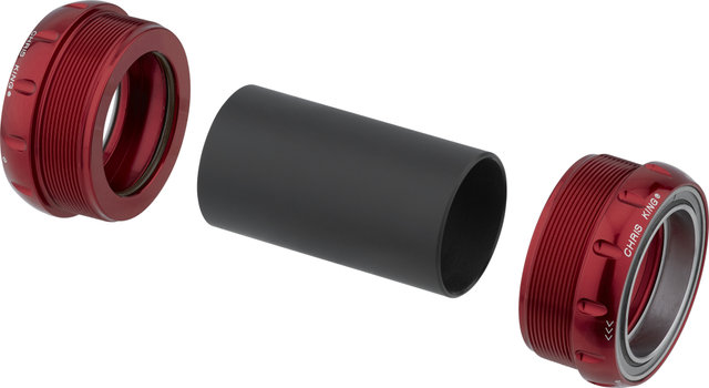 Chris King Rodamiento interior ThreadFit T47 - 30x - red/T47