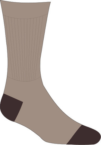 7mesh Gravity Socks - mocha/35 - 38