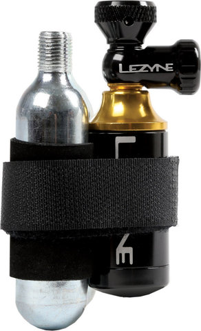 Lezyne Blaster Tubeless CO2 Pumpe - schwarz-gold