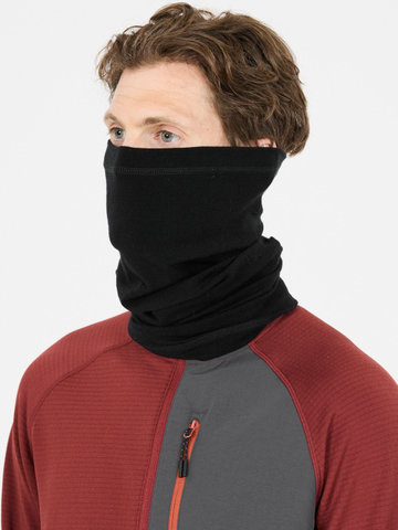 Whistler Bufanda tubular de merino nutria - black | one size