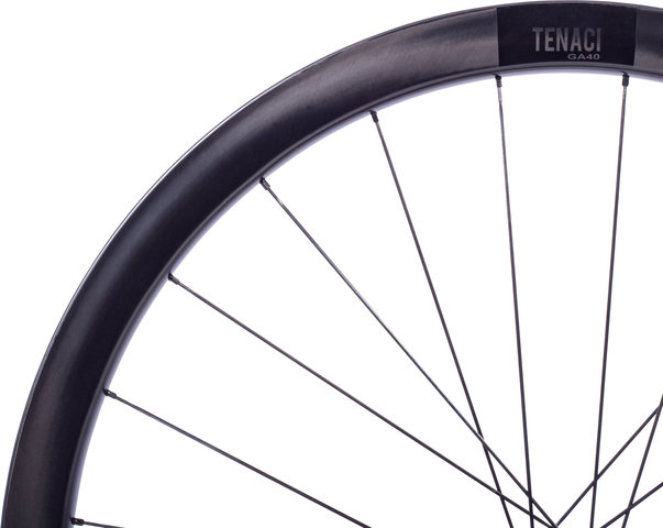 ERE Research Tenaci GA40 Carbon Disc Center Lock 28" Wheelset - matt black-black | 142 mm | 100 mm | Non Boost | Shimano Road | 28" | Non Boost