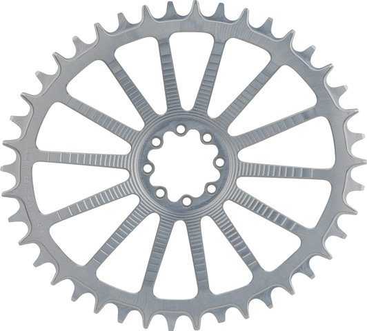 Garbaruk Oval Chainring AXS Road/CX SRAM Direct Mount 8-Hole Single Speed - silver/42 