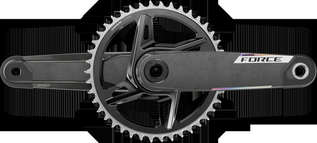 SRAM Force E1 XPLR Wide DUB DM 1x13-fach Carbon Kurbelgarnitur - black/172,5 mm