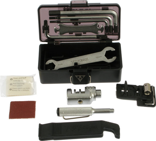 Topeak Set de herramientas Survival Gear Box - negro-plata