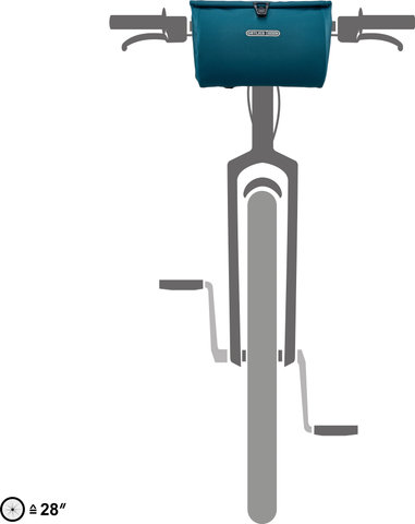 ORTLIEB Sac banane / Sacoche de Guidon Velo-Sling Flex - petrol