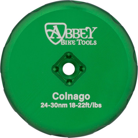 Abbey Bike Tools Bottom Bracket Socket Single Sided für Colnago - green