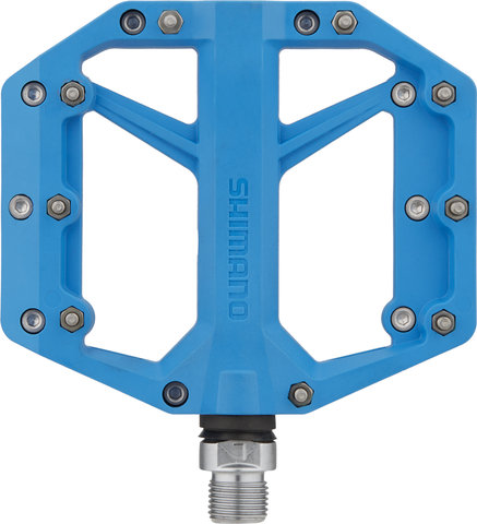 Shimano Pedales de plataforma PD-GR400 - azul