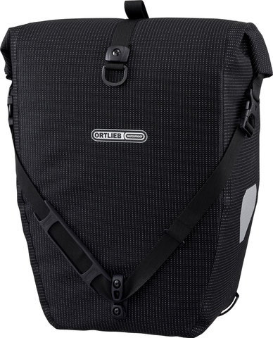 ORTLIEB Back-Roller High-Vis QL3.1 Fahrradtasche - black reflective/20 l