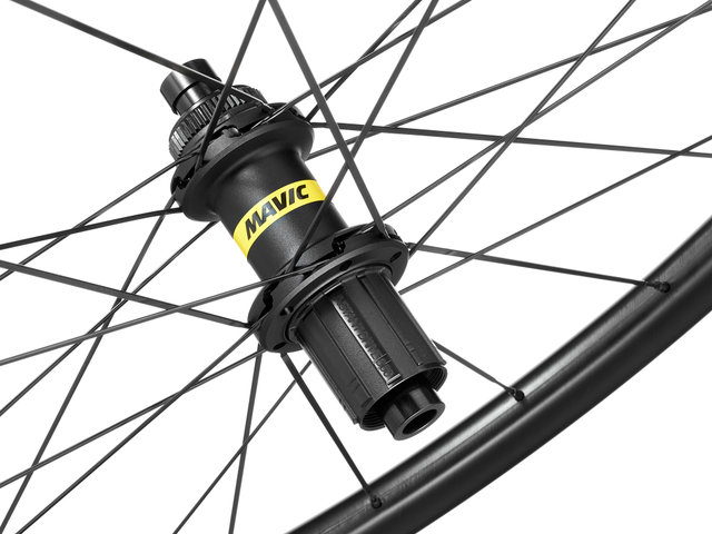 Mavic Cosmic SL 65 Disc Center Lock 23 mm 28" Cabon Laufradsatz - schwarz/100 mm/Shimano Road/142 mm/Non Boost/Non Boost/28"