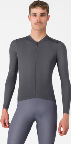 Castelli Maillot Espresso 2 L/S - smoky gray | S