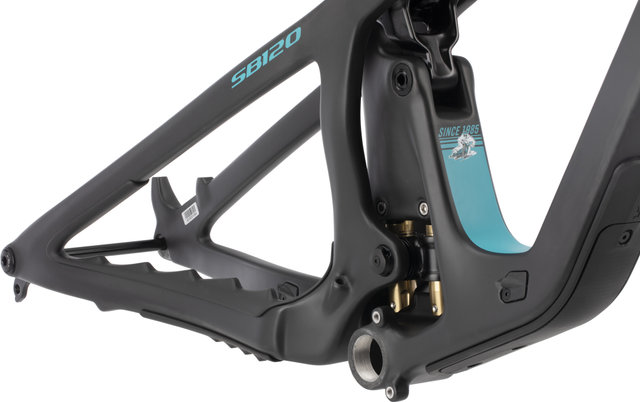Yeti Cycles SB120 TURQ Carbon 29" Rahmenkit - raw carbon | 44 mm | L