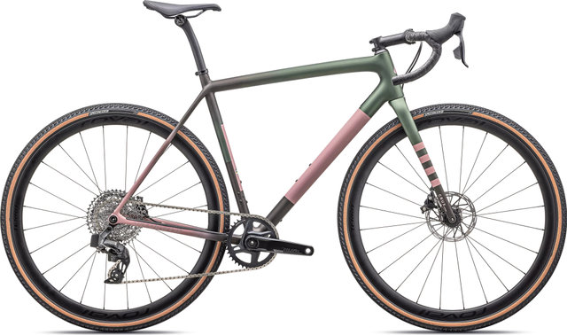 Specialized Crux Expert 28" Gravel Bike - satin cypress metallic-doppio-dusky pink-champagne/28"/M