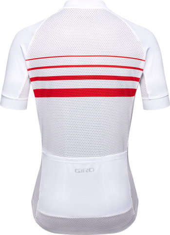 Giro M Chrono Trikot - white stripe/L