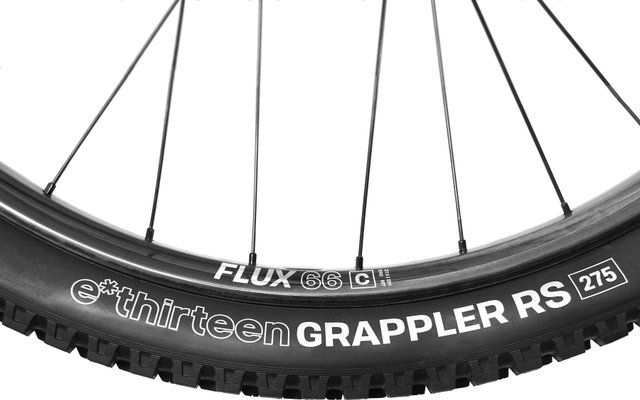 e*thirteen Grappler RS Rear Flux GR Mopo 27.5" Folding Tyre - black | 64-584 | 27.5 | 2.4 | 64 mm
