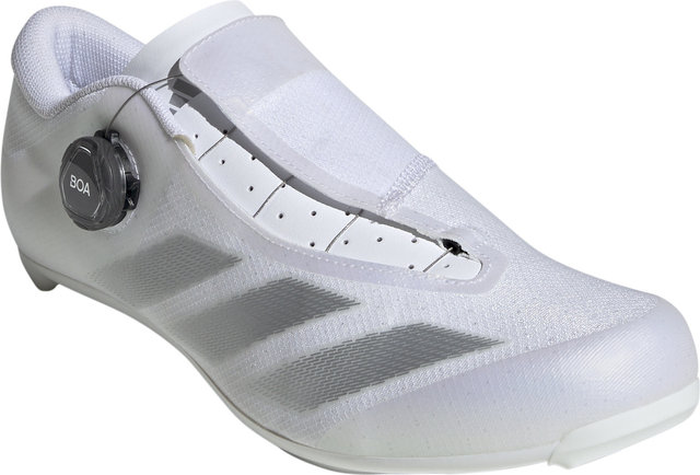 adidas Cycling Zapatillas de ciclismo de ruta Tempo 3-Stripes BOA - ftwr white-silver metallic-core black/41 1/3