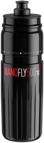 Elite Nanofly Trinkflasche 500 ml - schwarz/500 ml
