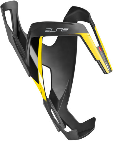 Vico Carbon Flaschenhalter - schwarz matt-gelb/universal