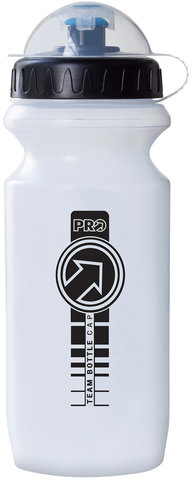 PRO Team Trinkflasche mit Schutzkappe 600 ml - transparent/600 ml