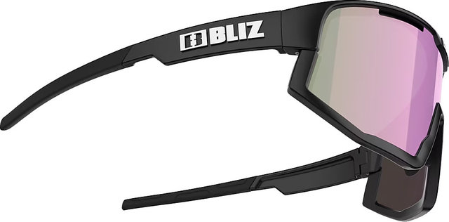 Bliz Lunettes de sport Fusion Small - matte black/brown-rose