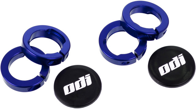 ODI Anillo de bloqueo Lock Jaws p. sistemas Lock-On - azul/7 mm