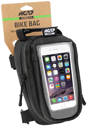 NC-17 Bolsa de tubo superior para smartphone Connect - negro/1,5 litros