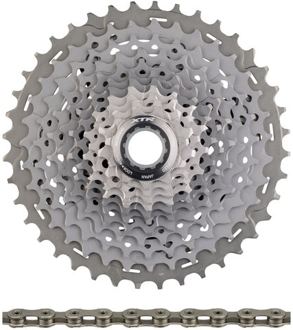 Shimano XTR 1x11-fach Upgrade-Kit - grau/I-Spec II / 11-40