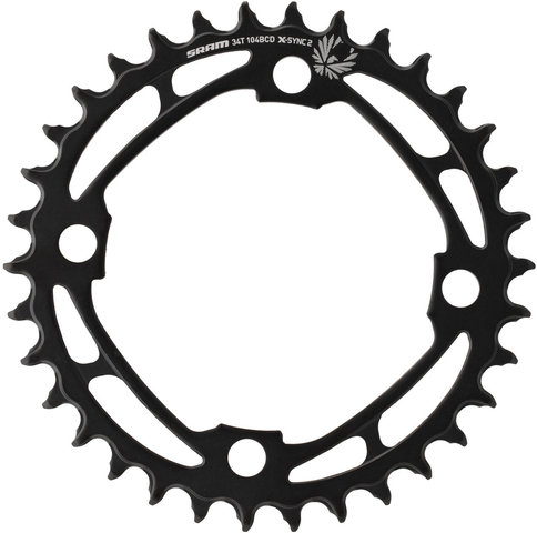 X-Sync 2 Chainring for SRAM Eagle, 104 mm BCD - black/34 tooth