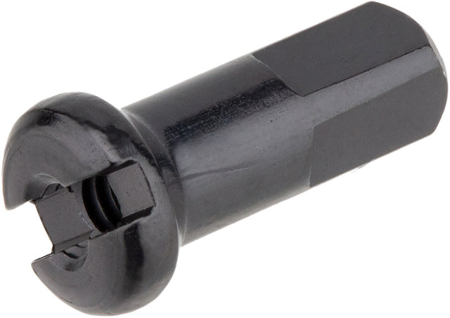 Alu-Nippel 2,0 mm - 100 Stück - schwarz/12 mm