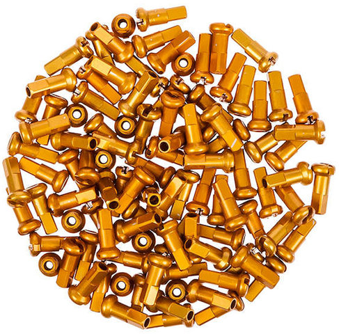 DT Swiss 2.0 mm Aluminium Nipples- 100 pcs. - gold/12 mm