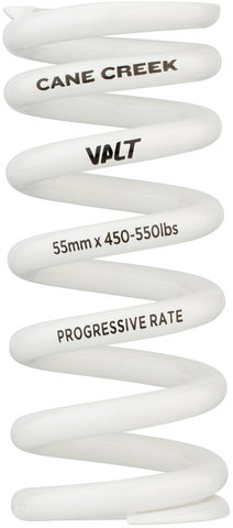 Ressort Progressif en Acier VALT Lightweight pour Course 50 - 57 mm - blanc/450 lbs