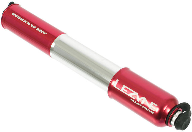 Lezyne Alloy Drive Minipumpe - rot-silber/medium