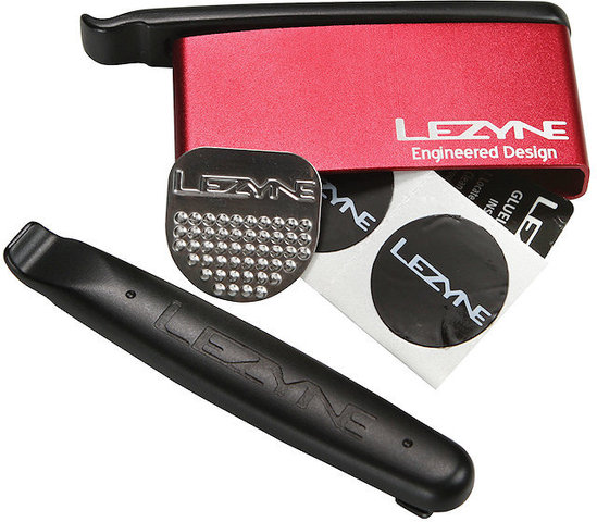 Lezyne Set de Rustines Lever Kit - rouge/universal