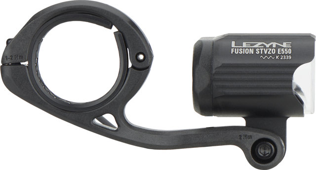 Lezyne Fusion E550 E-Bike LED front light with StVZO approval - black/550
