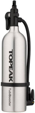 CO2-Inflator TubiBooster X avec Réservoir d'Air Comprimé - noir-argenté/universal