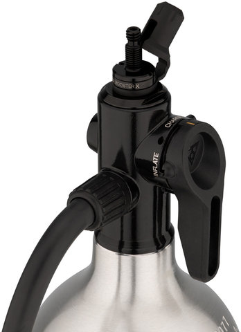 CO2-Inflator TubiBooster X avec Réservoir d'Air Comprimé - noir-argenté/universal