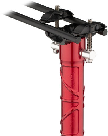 tune Leichtes Stück Seatpost, 340 mm - red/27.2 mm / 340 mm / SB 0 mm