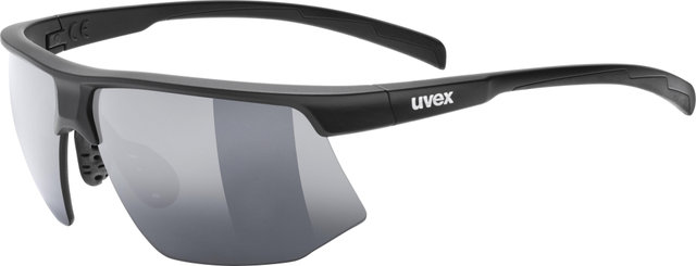 uvex Lunettes de sport Aerios - black mat | smoke