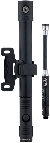 crankbrothers Klic HV Mini-pump w/ CO2 Adapter & Gauge - midnight/universal