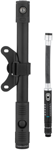 crankbrothers Klic HP Mini-pump w/ CO2 Adapter & Gauge - midnight/universal