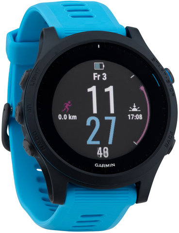 Garmin Forerunner 945 GPS Running & Triathlon Smartwatch Tri Bundle - blue-slate/universal