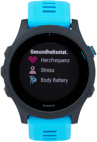 Garmin Forerunner 945 GPS Running & Triathlon Smartwatch Tri Bundle - blue-slate/universal