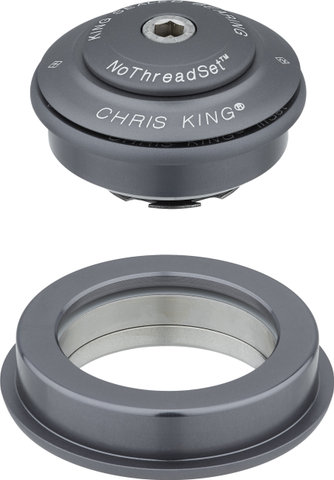 Chris King Juego de dirección InSet i2 ZS44/28,6 - ZS56/40 GripLock - matte slate/1 1/8" - 1,5" tapered/ZS44/28,6 - ZS56/40