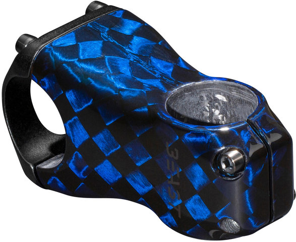 Potence MTB 31,8 - carbone-bleu/60 mm 0°