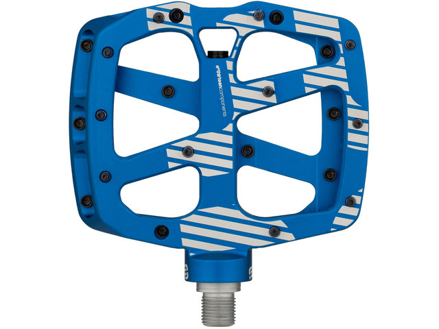 Pedales de plataforma Plus Flat - blue/universal