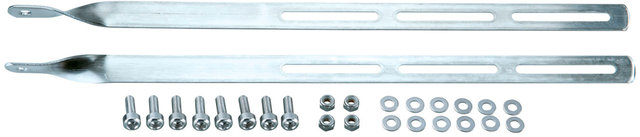 Topeak Set de Fixation Extra-Long pour Porte-Bagages Fixe - argenté/34,5 cm