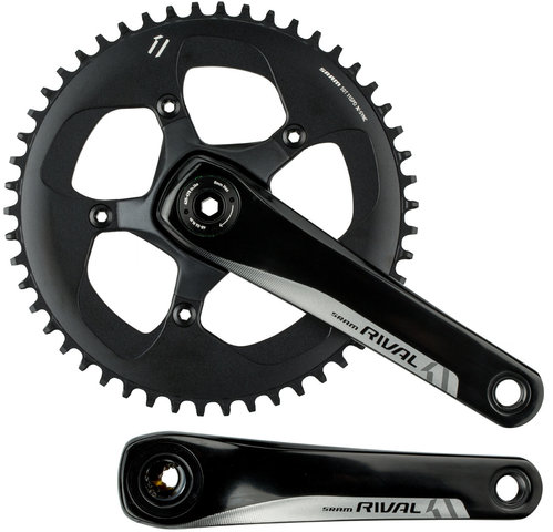 SRAM Juego de bielas Rival 1 BB30 11 velocidades - black/172,5 mm 50 dientes